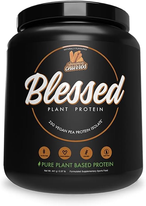 BLESSED Plant Based Protein Supplement Cinnamon Churros - Leo Smart Traders