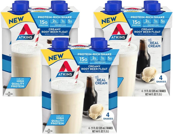 Atkins Protein Shake Creamy Root Beer Float - Leo Smart Traders