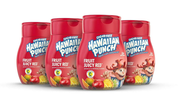 Hawaiian Punch, Fruit Juicy Red, Liquid Water Enhancer, 1.62oz (4 pack)