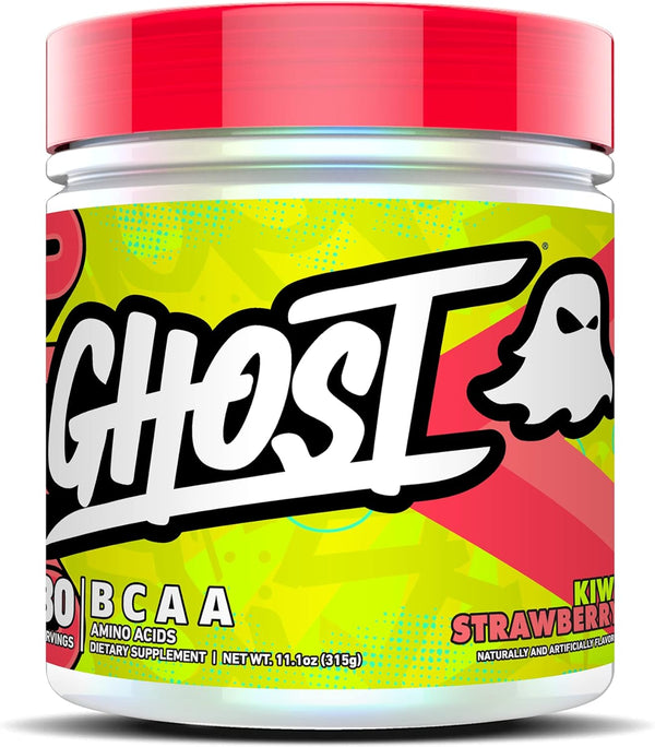 GHOST BCAA Powder, Kiwi Strawberry - 30 Servings