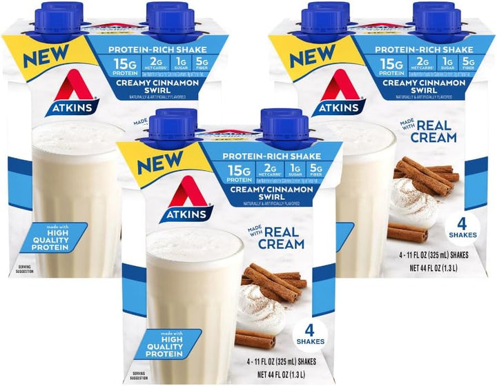 Atkins Protein Shake Creamy Cinnamon Swirl - Leo Smart Traders