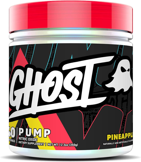 GHOST Pump Nitric Oxide Powder, Pineapple, 40 Servings