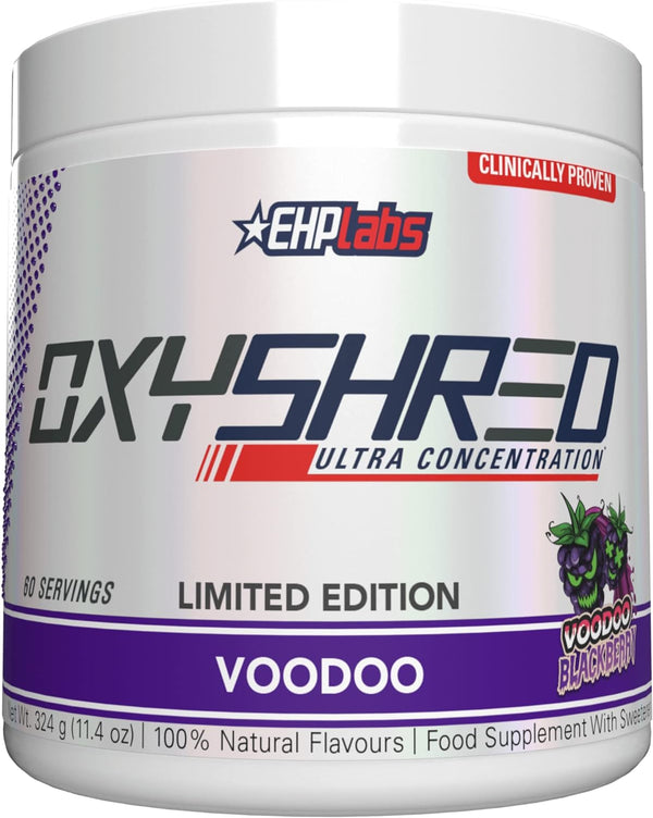 EHPlabs OxyShred Thermogenic Pre Workout Powder - BlackBerry