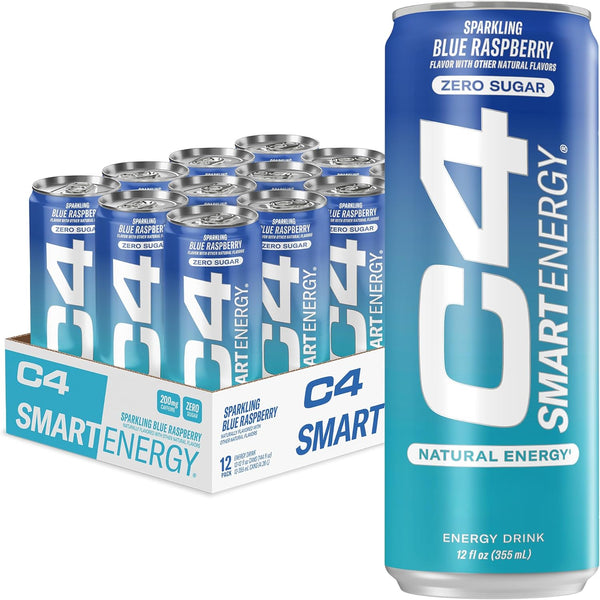 C4 Smart Energy Drink Blue Raspberry - Leo Smart Traders