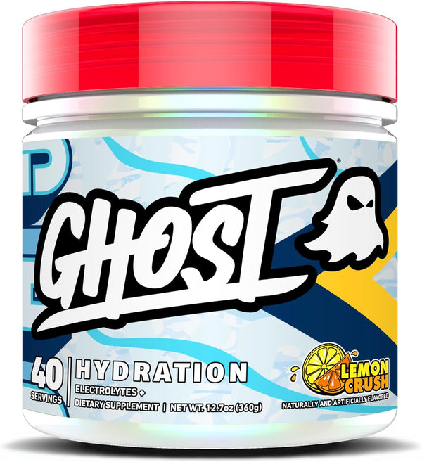 GHOST Hydration, Lemon Crush, Electrolyte Powder, 40 Serving