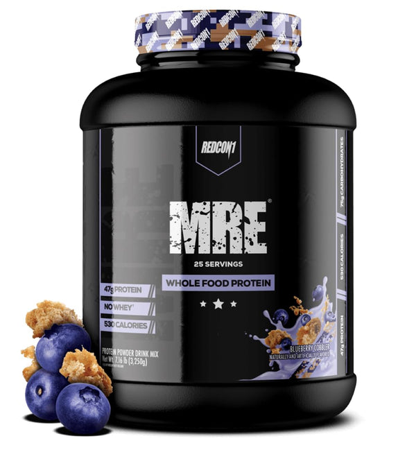 REDCON1 MRE Protein Powder, Blueberry Cobbler (25 Servings)