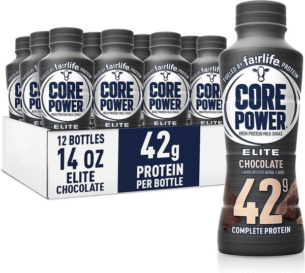 Core Power Fairlife Elite Milk Shake - Chocolate | 12 Pack