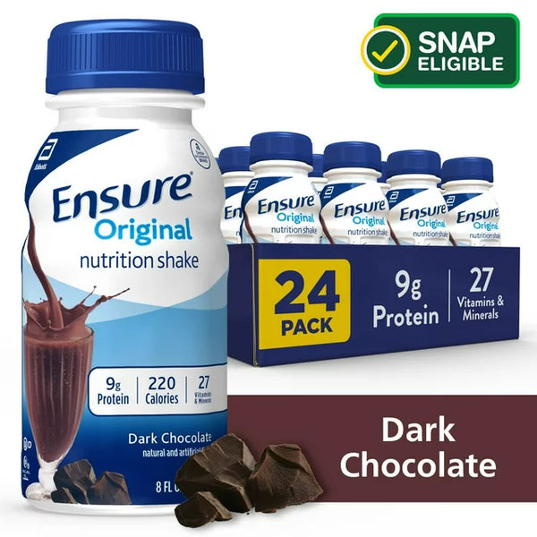 Ensure Original Nutrition Shake - Dark Chocalate | 6-24 Pack