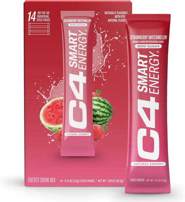 C4 Smart Energy Powder Stick Strawberry Watermelon - Leo Smart Traders