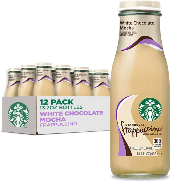 Starbucks Frappuccino White Chocolate Mocha, 13.7oz (12 Pack)