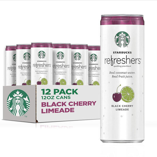 Starbucks, Refreshers, Black Cherry Limeade, 12oz (12 Pack)