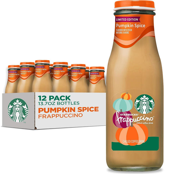 Starbucks Frappuccino Pumpkin Spice, 13.7oz (12 Pack)