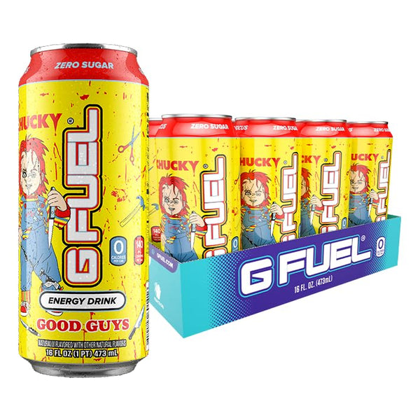 G Fuel Chucky Energy Drink, Blood Orange Flavor, (12 Pack)