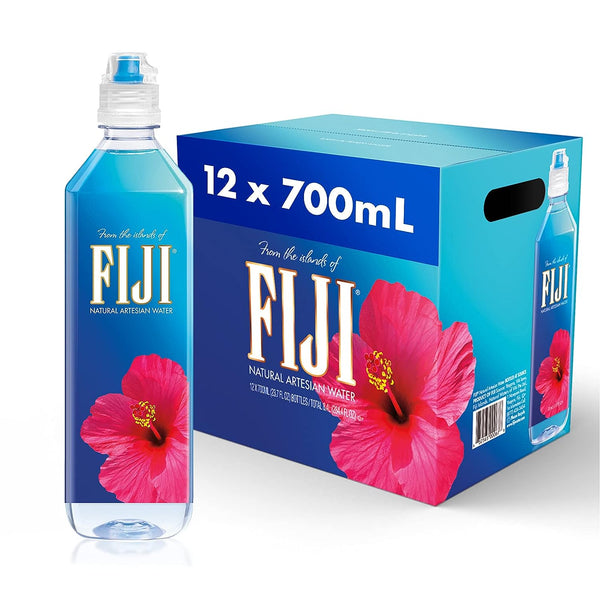 FIJI Natural Artesian Water 700 mL / 23.7 Fl Oz | 12 Pack