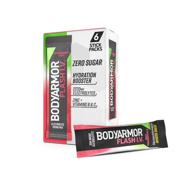 BODYARMOR Flash IV Electrolyte Packets Strawberry Kiwi - Leo Smart Traders