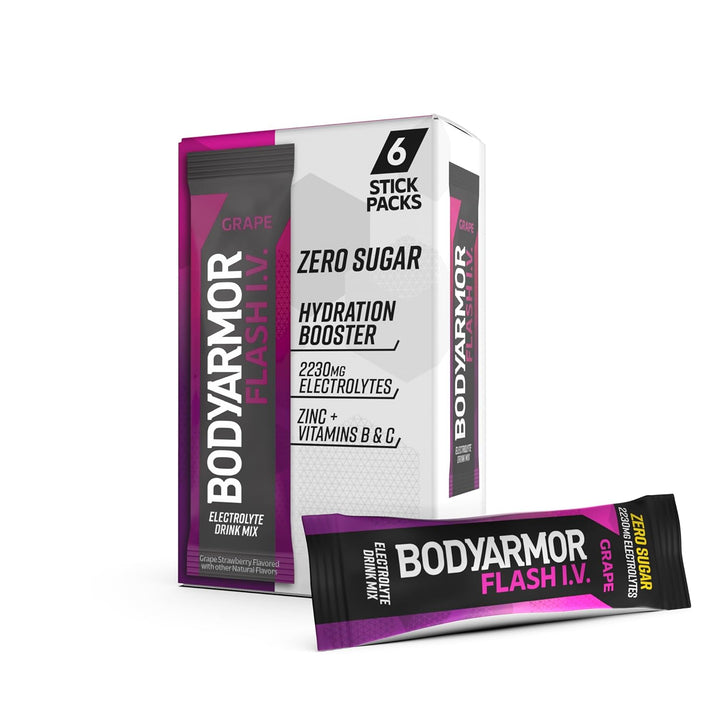 BODYARMOR Flash IV Electrolyte Packets Grape - Leo Smart Traders