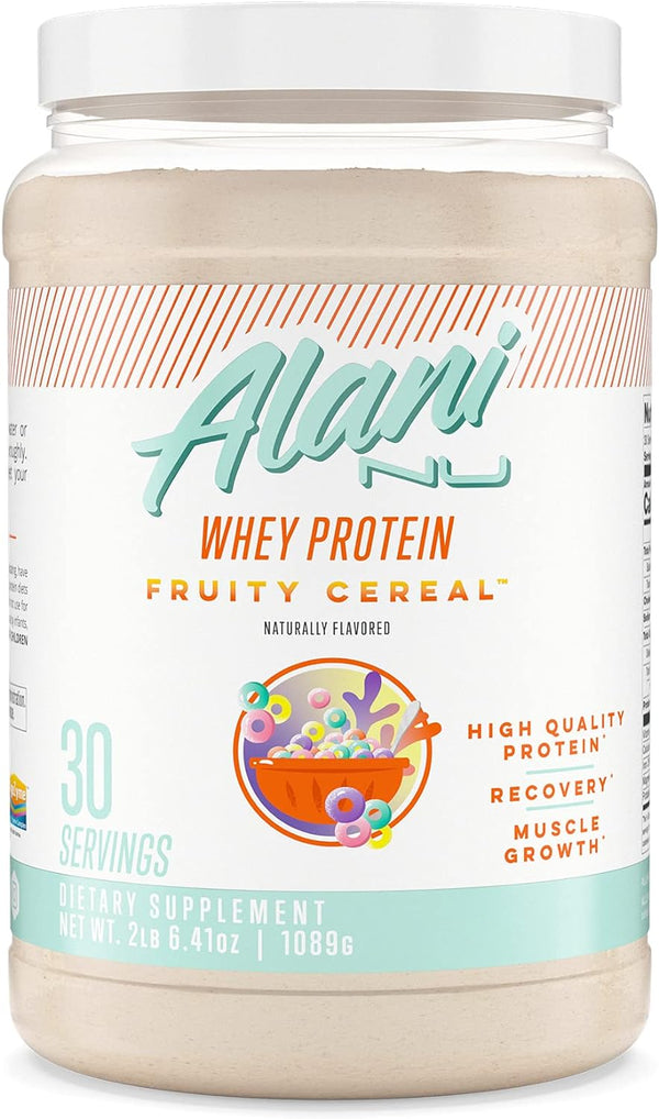 Alani Nu Whey Protein Supplement Fruity Cereal - Leo Smart Traders