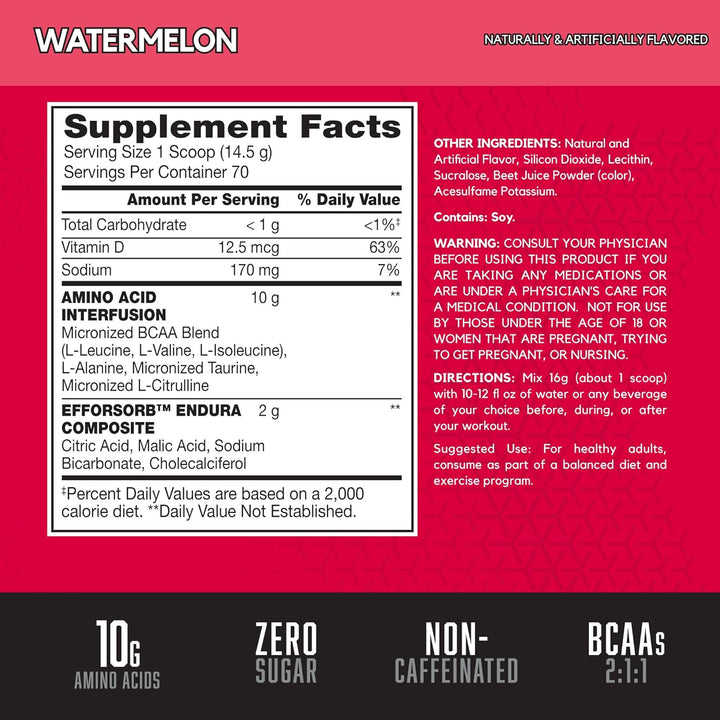 BSN Amino X Endurance & Recovery BCAAs Watermelon - Leo Smart Traders