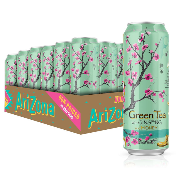 AriZona Green Tea with Ginseng and Honey - Leo Smart Traders