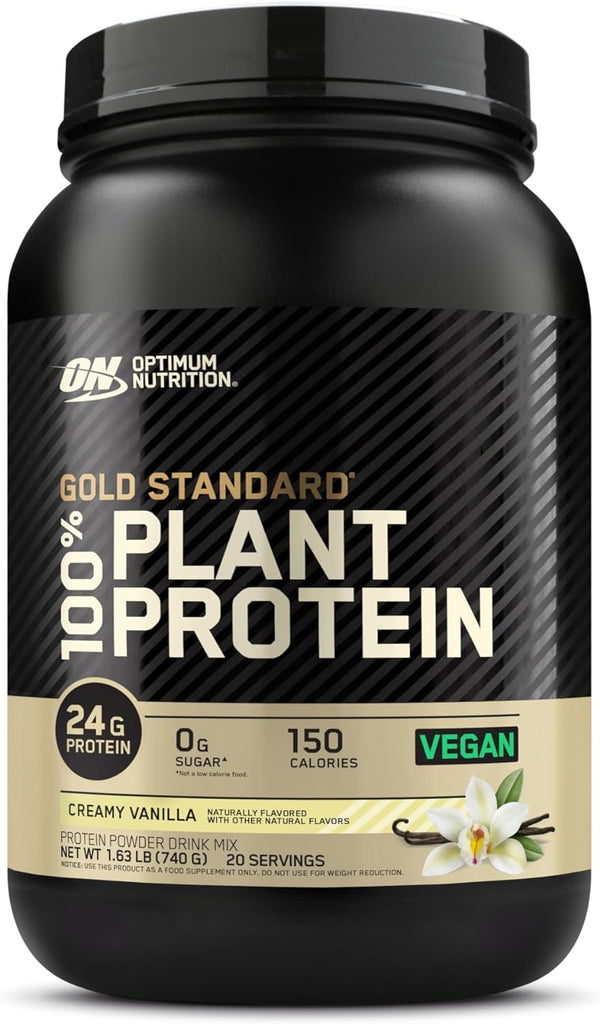 Optimum Nutrition, Gold Standard Plant Protein Powder, Vanilla, 20 Servings