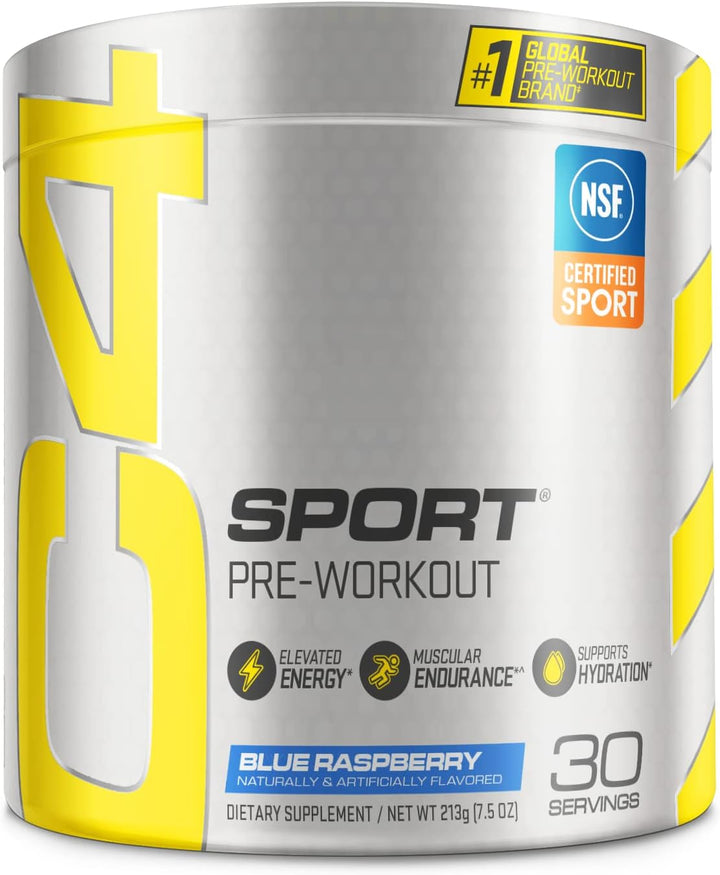 C4 Sport Pre Workout Powder Blue Raspberry - Leo Smart Traders