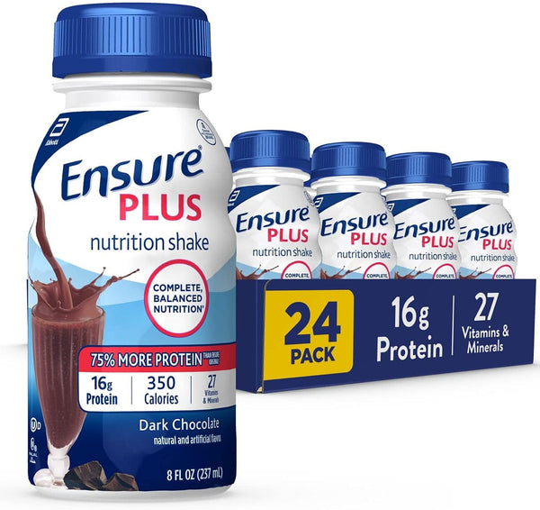 Ensure Plus Nutrition Shake - Dark Chocolate | 24 Pack