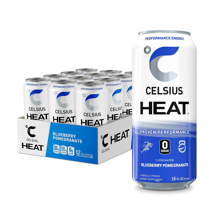 CELSIUS HEAT Energy Drink Blueberry Pomegranate - Leo Smart Traders