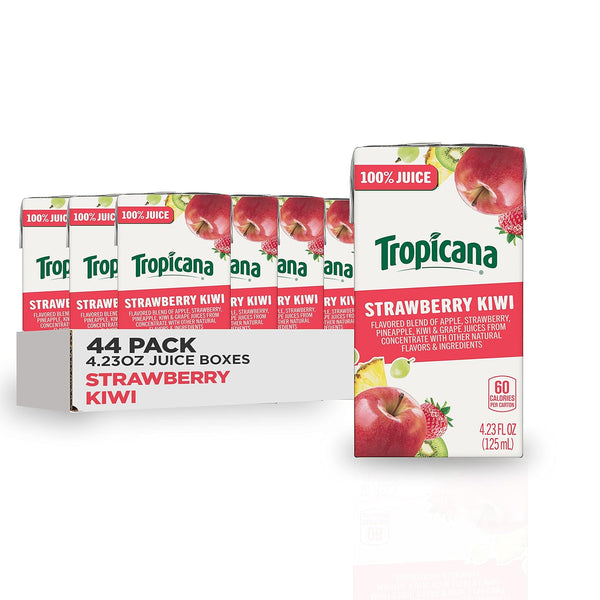 Tropicana Juice, Strawberry Kiwi, 4.23oz (44 Pack)