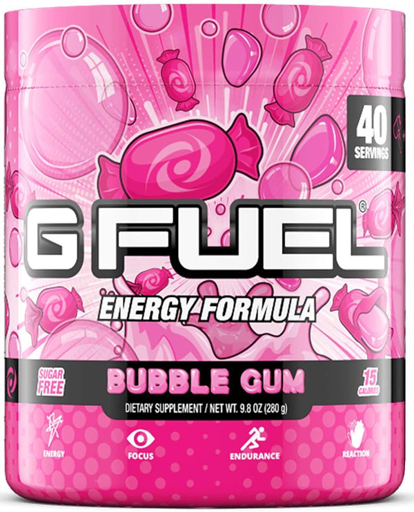 G fuel Bubble Gum Energy Powder, Sugar Free, 9.8oz