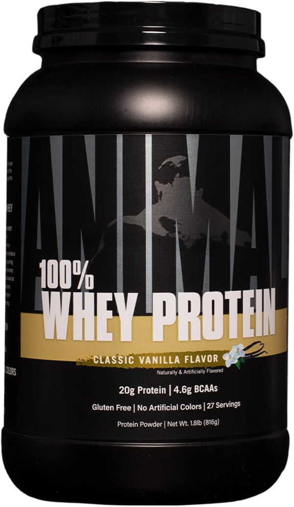 Animal 100% Whey Protein Supplement Classic Vanilla -  Leo Smart Traders