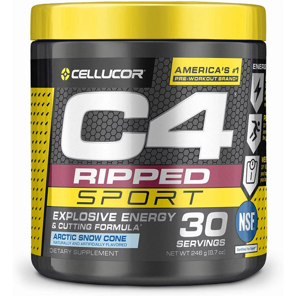 C4 Ripped Sport Pre Workout Arctic Snow Cone - Leo Smart Traders