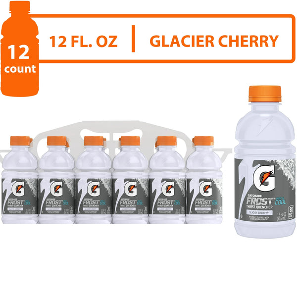 Gatorade Frost Glacier Cherry Thirst Quencher, 12 oz, (12 Pack)