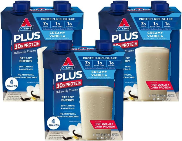 Atkins Plus Protein Shake Creamy Vanilla - Leo Smart Traders