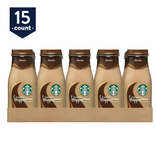 Starbucks Frappuccino Mocha Iced Coffee, 9.5oz (4-15 Pack)