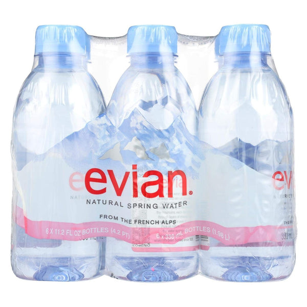 evian Natural Spring Water 330 mL/11.2 Fl Oz (Pack of 24)