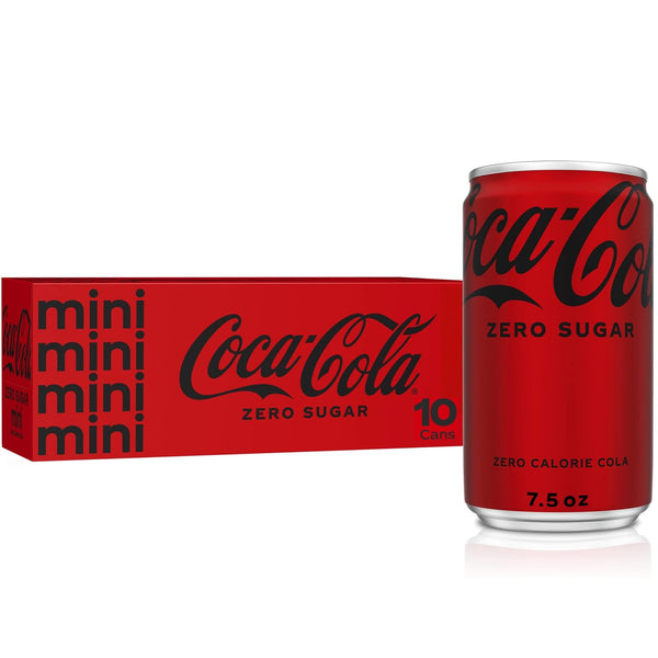 Coke Diet Soda Soft Drink - Zero Sugar | 10 Pack