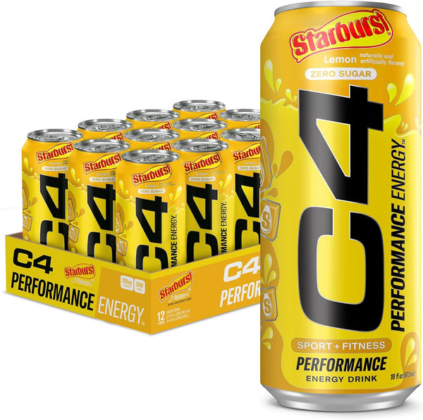 C4 Energy Drink Starburst Lemon - Leo Smart Traders 