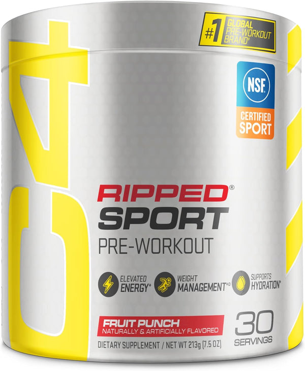 C4 Ripped Sport Pre Workout Fruit Punch - Leo Smart Traders