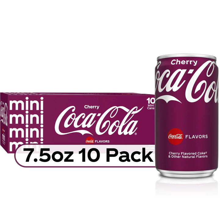 Coca-Cola Mini Soda Pop Soft Drink Cherry - Leo Smart Traders