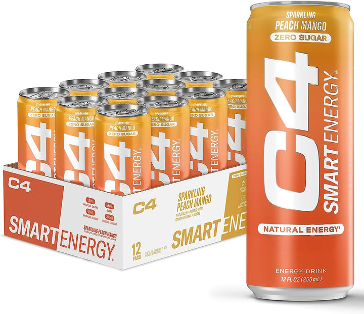 C4 Smart Energy Drink Peach Mango Nectar - Leo Smart Traders