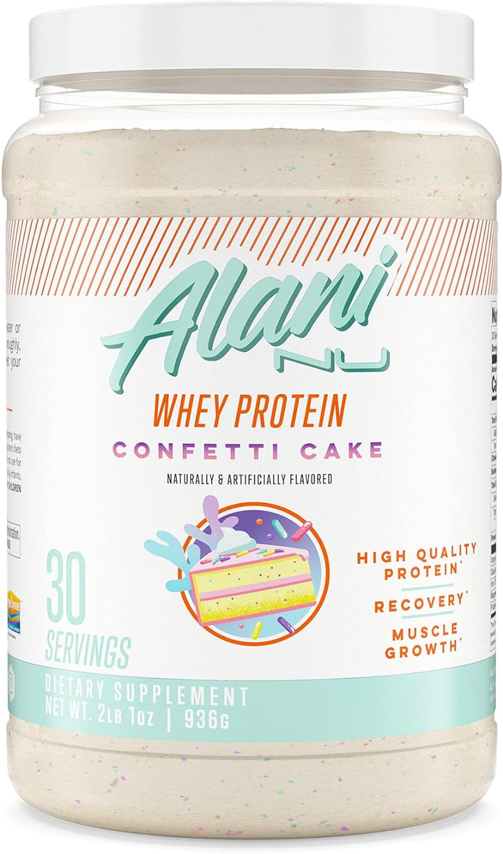 Alani Nu Whey Protein Supplement Confetti Cake - Leo Smart Traders