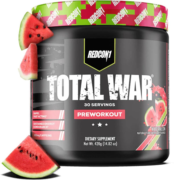 REDCON1 Total War Pre Workout, Watermelon 30 Servings