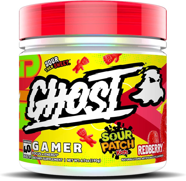 GHOST Gamer: Sour Patch Kids Redberry, 40 Servings