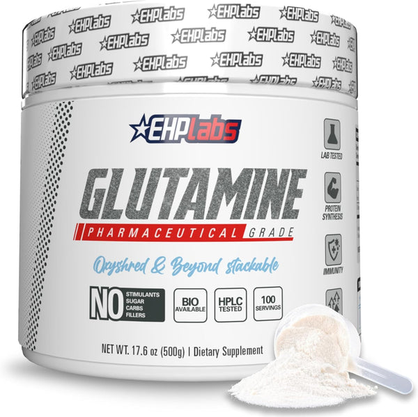 EHPlabs L Glutamine Powder Amino Acids - L-Glutamine Supplement