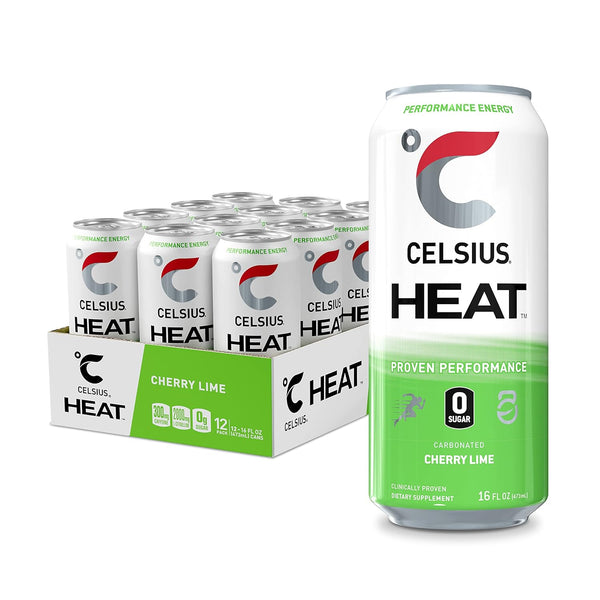 CELSIUS HEAT Energy Drink Cherry Lime - Leo Smart Traders