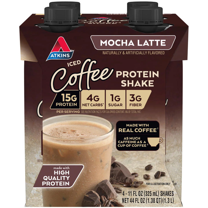 Atkins Protein Shake Mocha Latte - Leo Smart Traders