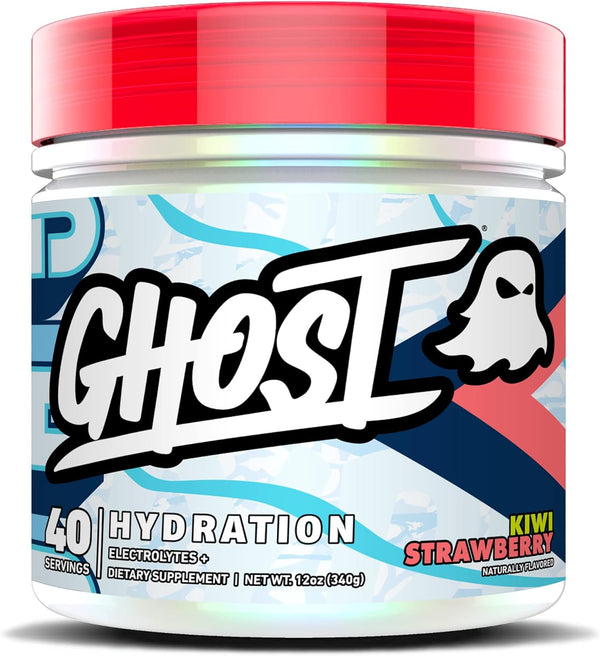 GHOST Hydration, Kiwi Strawberry, Electrolyte Powder, 40 Serving