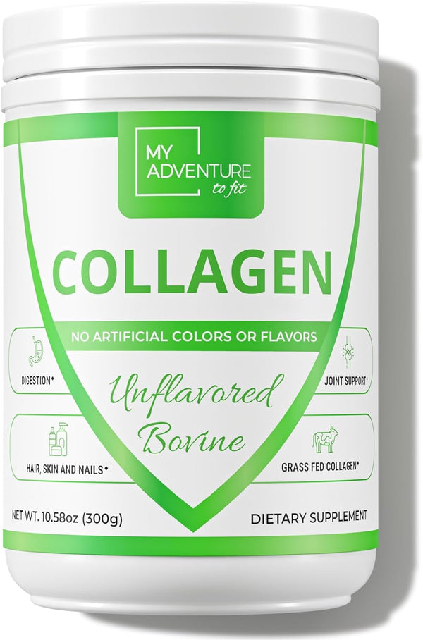 Hydrolyzed Collagen Powder for Women - Grass Fed Collagen Powder for Muscle Growth & Chocolate Collagen Protein Powder, Unflavored Bovine