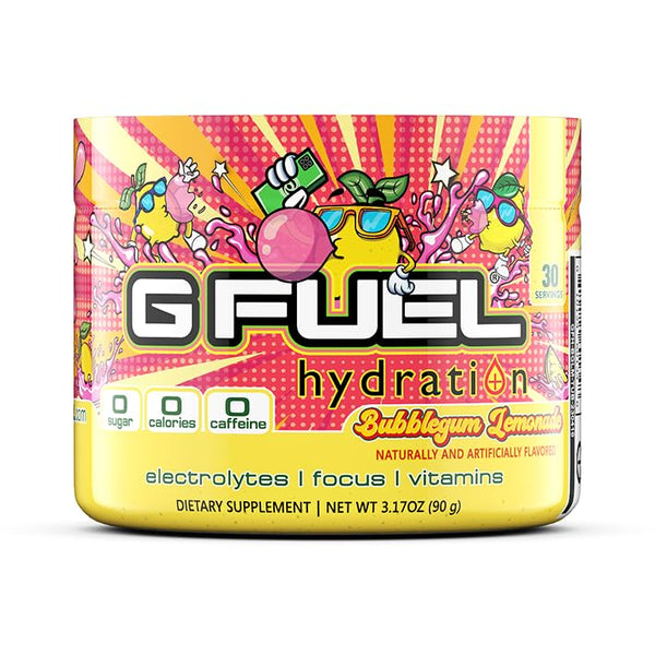 G Fuel Bubblegum Lemonade Powder, Lemon-Bubble Ice Pop,  3.17oz