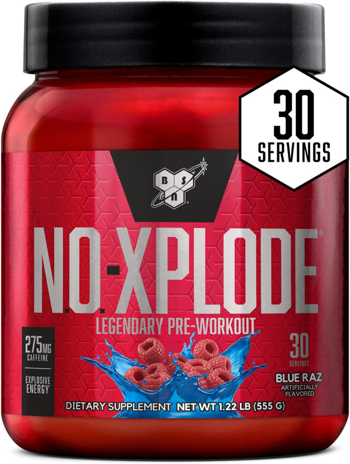 BSN N.O. XPLODE Pre Workout Powder Blue Raz - Leo Smart Traders